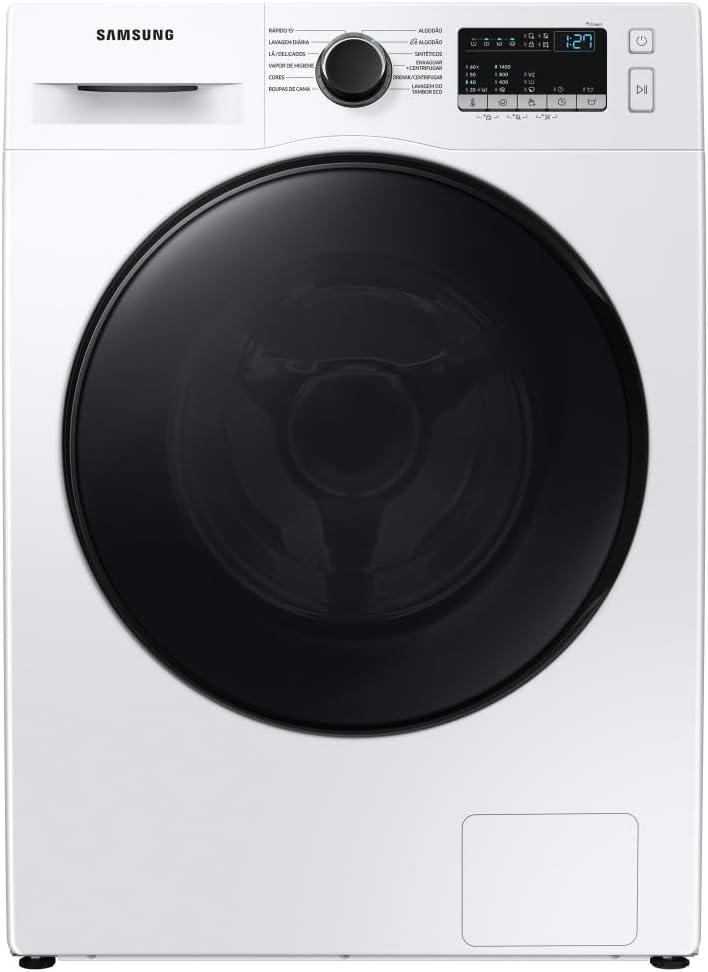 Lavadora de Roupas Samsung Inverter 11kg Inox 12 Programas de Lavagem Branca WW11T4040BE/AZ