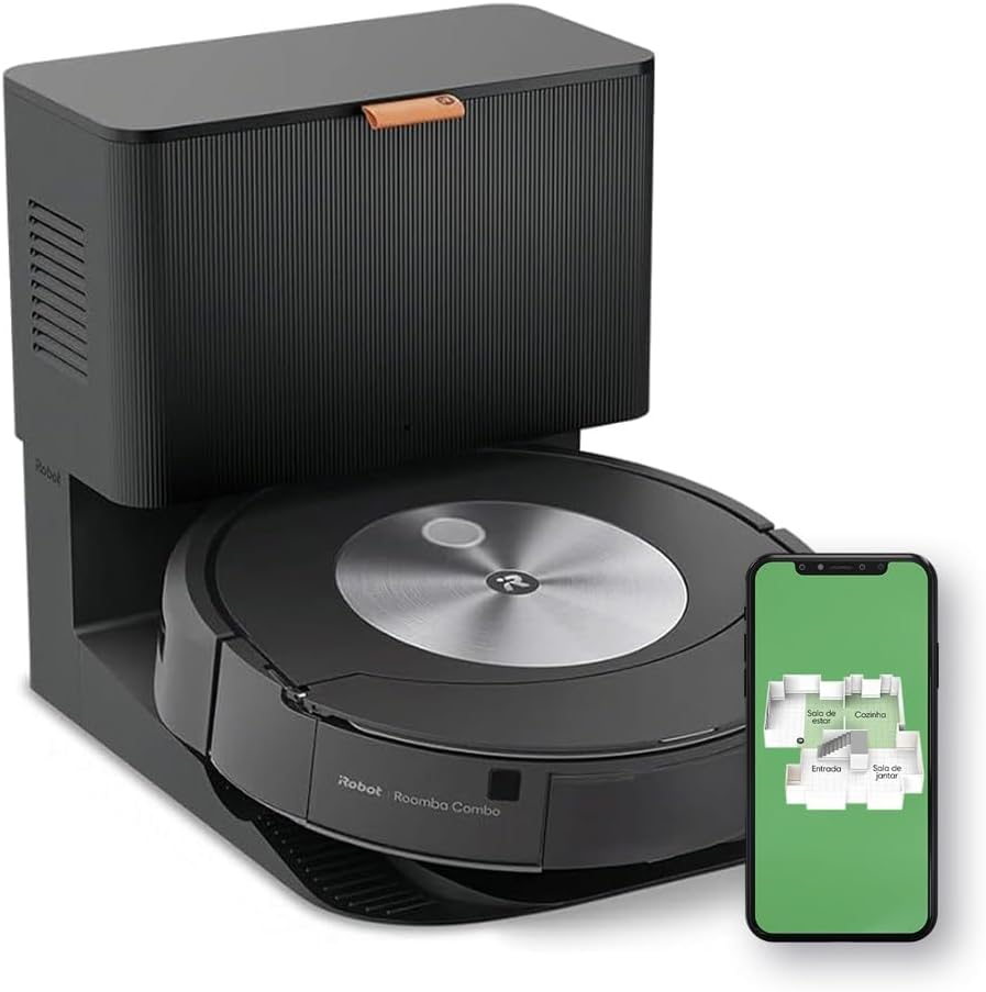 Robô Roomba Combo J7, 2 em 1, Aspira e Passa Pano da iRobot (220v)