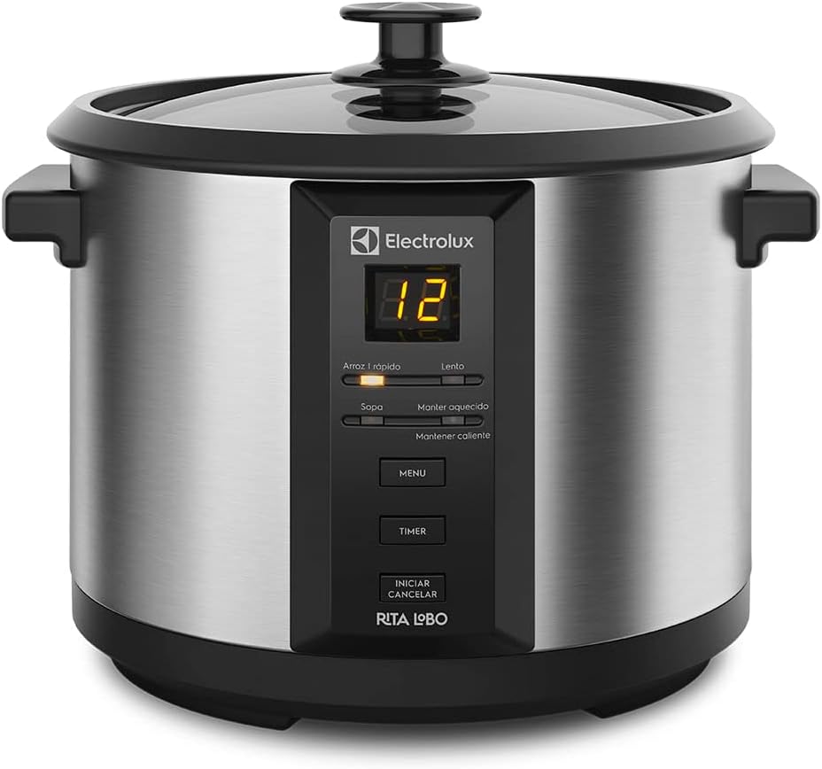 Panela Elétrica Electrolux vapor arroz capacidade 1,8L 10 xícaras 