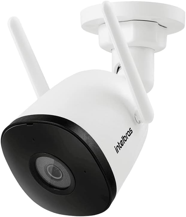 Câmera Inteligente Compatível com Alexa Wi-Fi Full HD iM5 SC Branco Intelbras