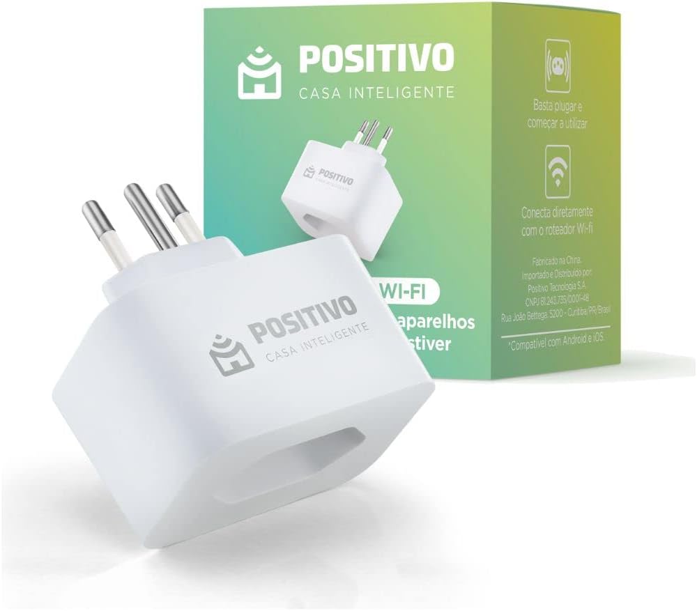 Smart Plug Positivo Casa Inteligente Wi-Fi 10A