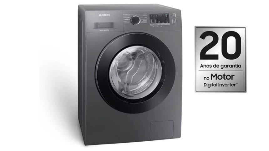 Samsung WD11M: tecnologia, eficiência e cuidado com suas roupas.