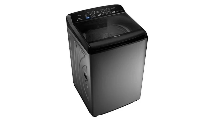 Lavadora Panasonic 18kg Titânio Antibactéria — Potência, Cuidado e Tecnologia em um Só Produto