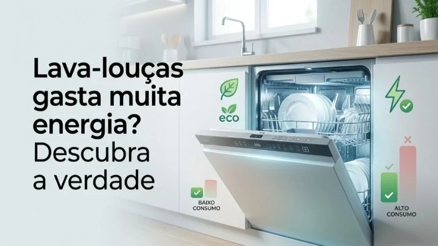 Lava-louças gasta muita energia? Descubra a verdade