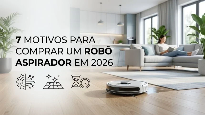 7 motivos para comprar um robô aspirador em 2026