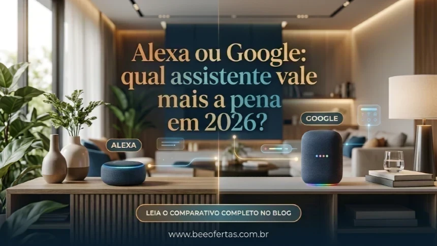Alexa ou Google: qual assistente vale mais a pena em 2026?