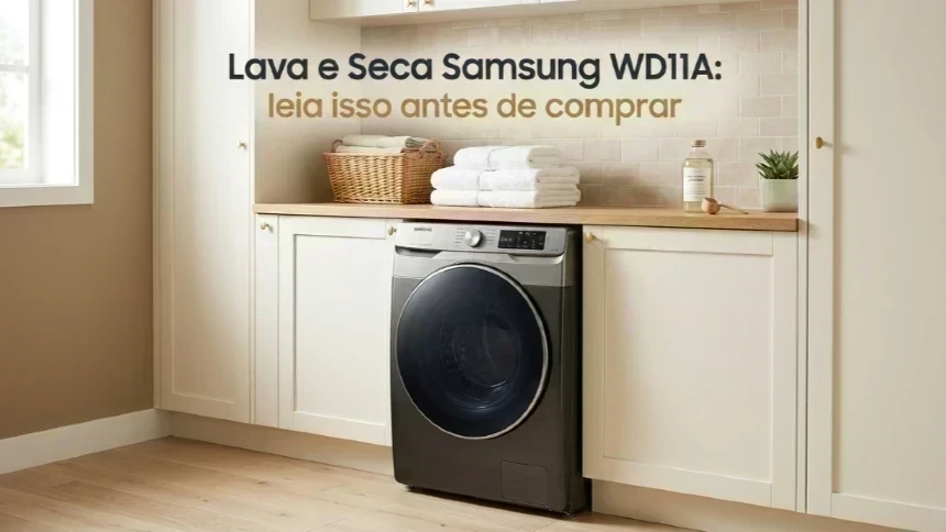 Lava e Seca Samsung WD11A: leia isso antes de comprar