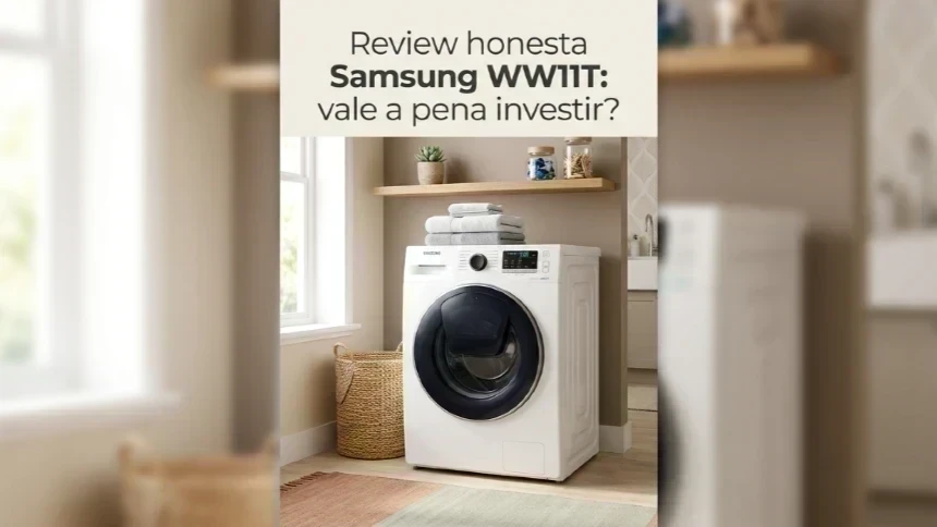 Review honesta Samsung WW11T: vale a pena investir?