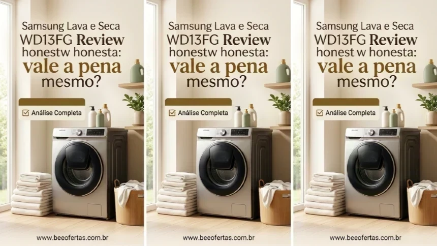 Samsung Lava e Seca WD13FG Review honesta: vale a pena mesmo?