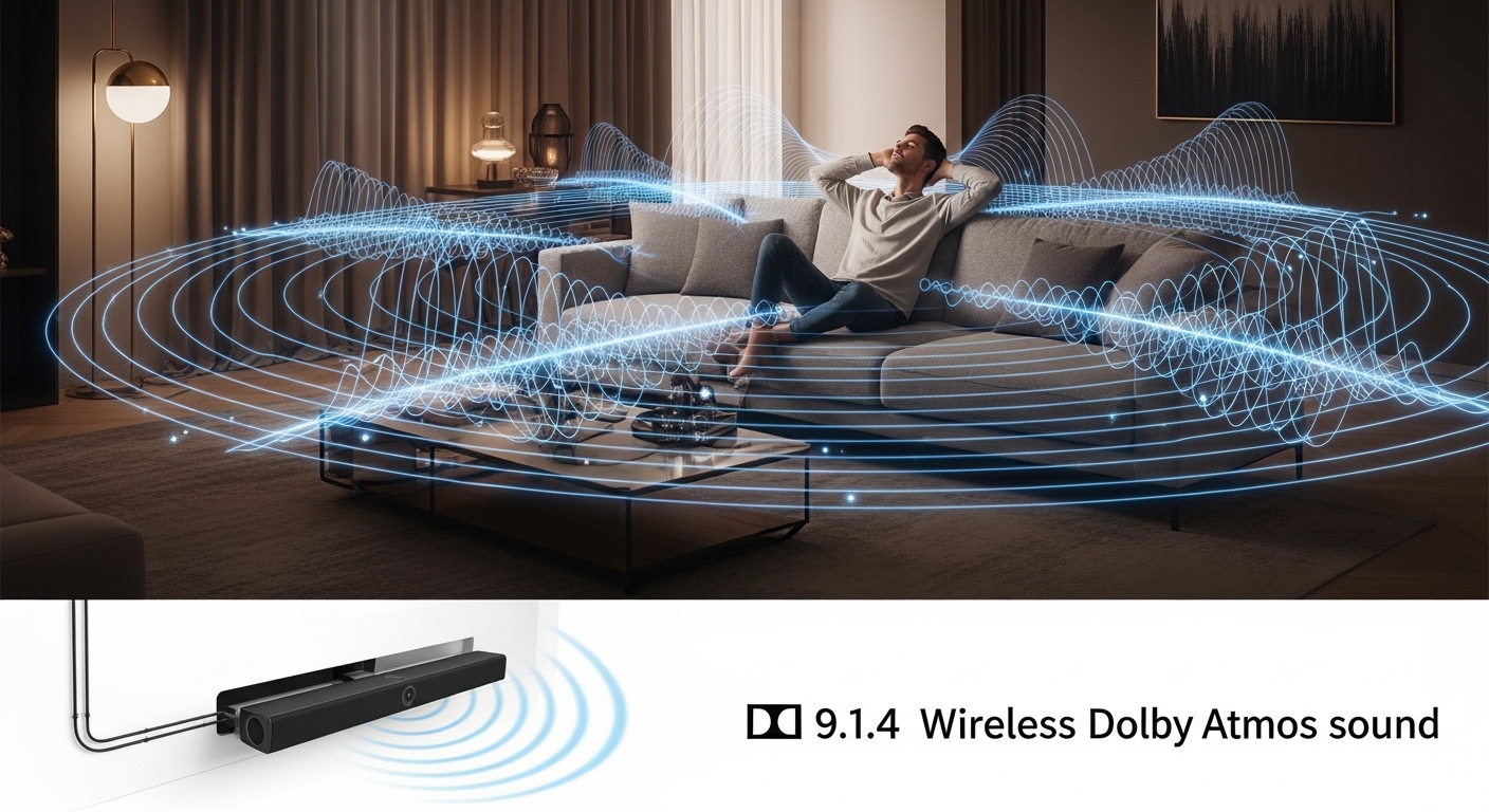 Reviews Soundbar Samsung HW-Q930D: Som 3D, Dolby Atmos e Design Sem Fios