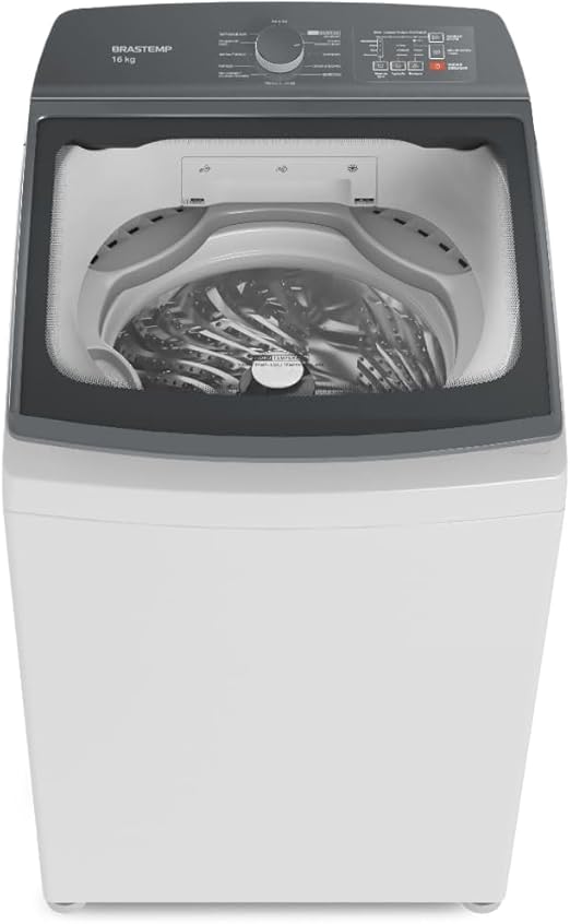 Máquina de Lavar Brastemp 16Kg Branca com Ciclo Tira Manchas Advanced e Ciclo Antibolinha – BWK16AB 110V