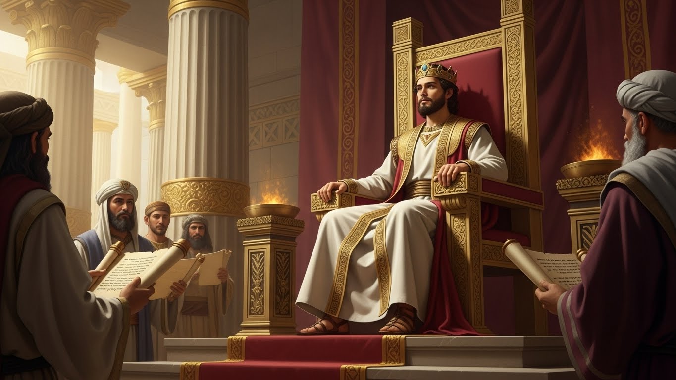 O capítulo 4 da história do Rei Salomão descreve o período mais próspero e organizado de Israel, conhecido como a era de ouro.