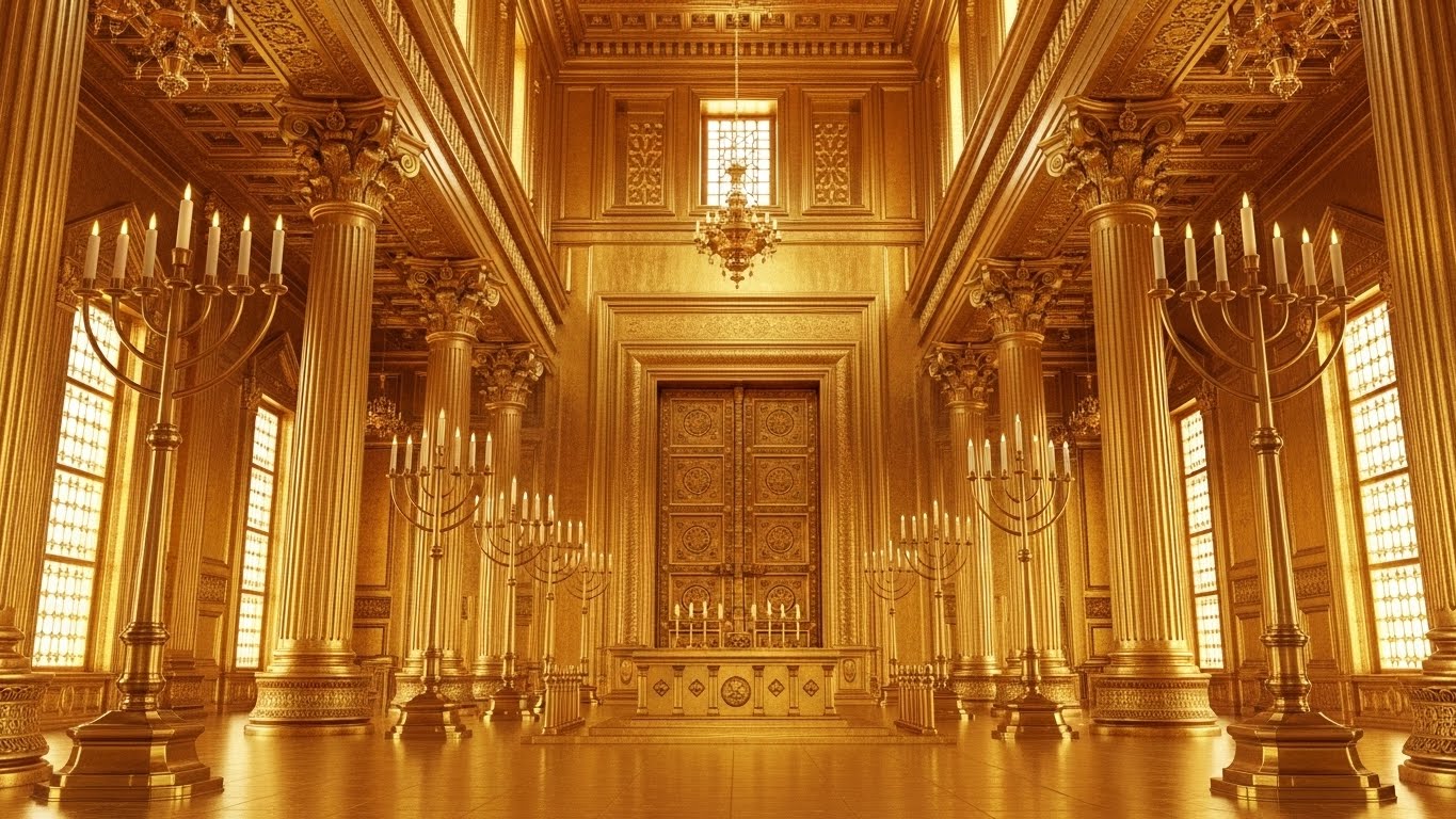 CAPÍTULO 6 — PARTE 3 O Coração do Templo: O Santo dos Santos e o Dia em que a Glória Desceu